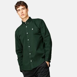 Carhartt WIP Madison Shirt, dark green